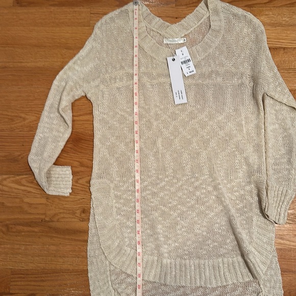 NWT LF Millau Cream Hi/Low Sweater - Picture 8 of 8